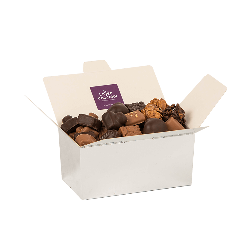 BALLOTIN DE CHOCOLAT L'ASSORTIMENT DES CHEVALIERS 175G - CÔTÉ